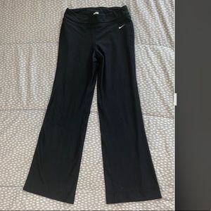 Nike Black wide legged sport leggings